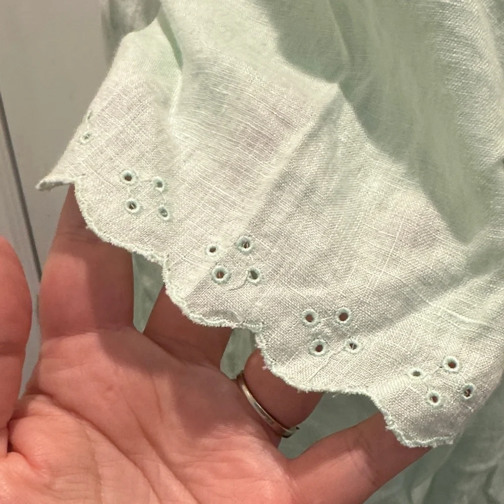 J. Crew Mint Green Short Sleeve Women's Tee - Picture 3 of 3